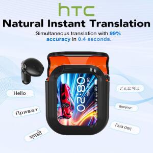 넥밴드이어폰 번역기 HTC NE20 블루투스 방수 무선 이어폰 헤드폰 배터리 번역 IPX4