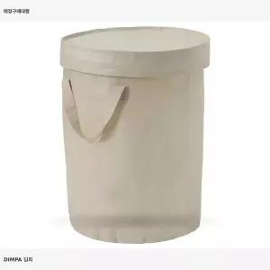 이케아 딤파 분리수거가방+뚜껑 라이트그레이베이지 106.014.35 50l 쓰레기봉투