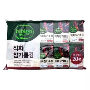 비비고 직화 참기름 김 90g (4.5g x20개입)