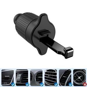 17mm 볼 헤드 베이스 차량 에어벤트 클립 휴대폰 거치대 360도 회전 폰 GPS 마운트 에어컨 통풍구 후크
