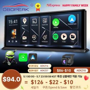 K60 Pro 11.3 4G+64G WIFI 안드로이드 14 AI 스크린 GPS 네비게이션 Carplay 자동 1080P 대시 캠 백미러 비