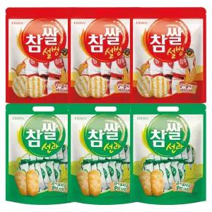 크라운 참쌀설병 270g 3개 + 참쌀선과 253g 3개 (6개)