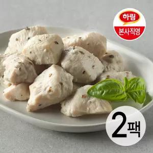 하림이닭 한입 닭가슴살 바질올리브 100g 2팩