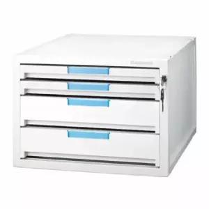 4단 VR53KZ06 Key 서류함 서류보관함 종이수납장 A4서류정리함
