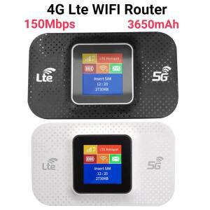 4G LTE 와이파이 라우터 심 카드 슬롯 무선 휴대용 미니 야외 핫스팟 모바일 포켓 차량용