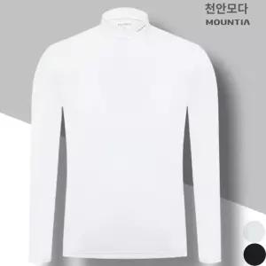 마운티아 남성 여름 UV차단 기능성 베이스레이어티셔츠 등산 운동 단체복 HS이스탄티셔츠 3CDTSMU002화이트