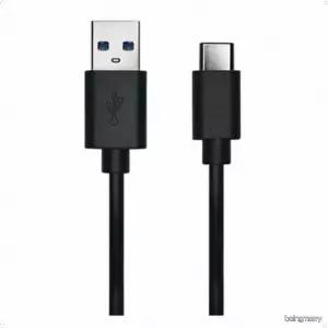 튼튼한 USB 3.0 A C타입 1미터 고속충전 데이터 전송 스마트기기 케이블 블랙