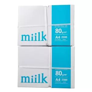 밀크 A4용지 80g 2박스(5000매) A4 복사용지 복사지
