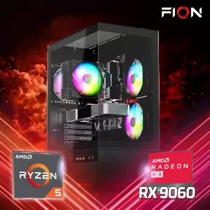 라이젠5 7500F RX9060 게이밍 조립PC 16G 512GB 조립식 컴퓨터 본체