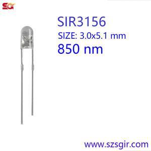 20개 850nm 3mm 적외선 LED SIR3156 IR 방출 다이오드