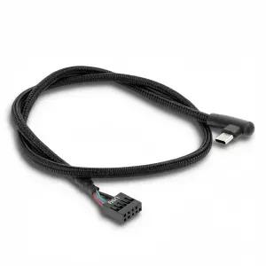 RGeek 메인보드 USB 9핀 to C타입 데이터 케이블 60cm