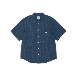 리 LEE 로코 포켓 코튼 린넨 반팔 셔츠 네이비LE2602SS04NA 155686