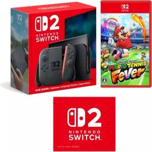 Nintendo Switch 2 일본어·국내 전용 마리오 테니스 피버 Amazoncojp 특전 로고 디자인 마이크로파이버 천