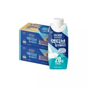 하이뮨 [비노출] 프로틴 밸런스 액티브 밀크쉐이크 ZERO 250ml 36개