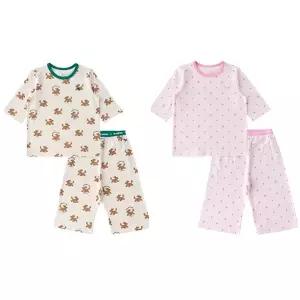 [블루독](강남점)봄~초가을까지 입는 베스트 실용템!) 26910-542-01 (GN)도기 7부 실내복세트 (정가65000)