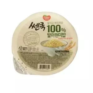 동원 쎈쿡 100% 발아현미밥 195g x 24개 즉석밥 건강식 간편식