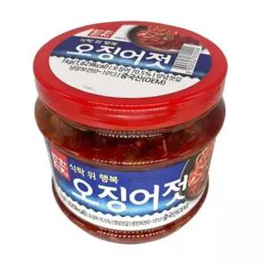 생활 반찬 무침 냉장 반찬단지 오징어젓1kg 밑반찬 젓깔 수앤서C1