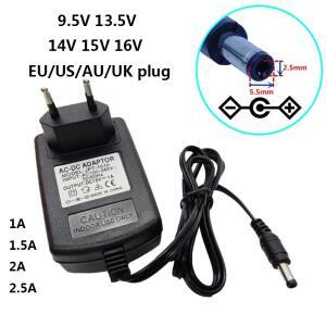 AC DC 13.5V 14V 15V 16V 범용 전원 어댑터 16볼트 5.5x2.5mm 1A 1.5A 2A 14볼트 변환 스위칭