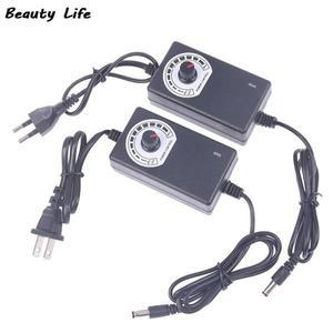 조절식 ON/OFF 어댑터, 3V-36V, 1.7A 전압 3V 4V 4.5V 5V 6V 7V 7.5V 8V 9V 10V 12V 13.5V 60W