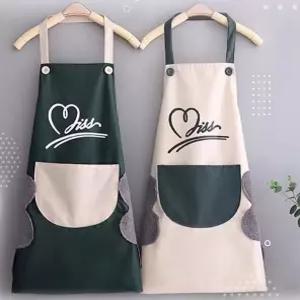 학교 러블리 방수 앞치마 핸드타월 핸드타올 주방용 카페 공방 방수앞치마 핸드타올앞치마 핸드타월앞치마