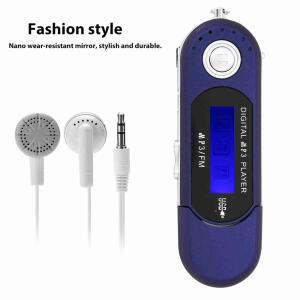 mp3플레이어 휴대용 음악 MP3 USB 플레이어 LCD 화면 음성 메모리 카드 블랙 블루 화이트