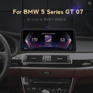 NaviFly 12.3 인치 헤드 유닛 무선 카플레이, 안드로이드 오토, BMW 5 시리즈 GT F07 2009 - 2016 자동차