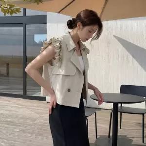 [메르시마리에] 러플 트렌치 더블베스트 #66815