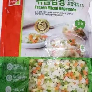 간편 볶음밥용 야채 4종 냉동 혼합 야채 캠핑 재료
