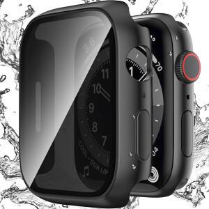 Apple Watch 시리즈 11 10 46mm와 호환되는 Zumyzu 방수 개인정보 보호 케이스, iWatch 케이스 46mm 블랙용 iWatch 페이스 커버 보호 범퍼