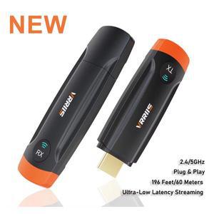 60M 무선  송수기 HDMI 연장기 스크린 미러링 타입 C 어댑터 스위치 DVD 노트북 휴대폰 TV 프로젝터 연결