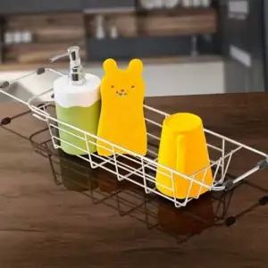 싱크대 세제 수세미 받침대 주방 수세미 건조대 스텐 정리 용품
