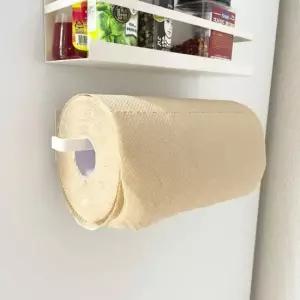 자석 타올 걸이 키친타월 보관함 수건걸이 블랙 렉 자석부착
