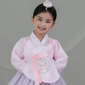 하랑한복 서윤랑 여아용 아동 한복 세트