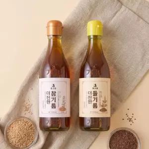 최고집 더진한 참기름+들기름 2종