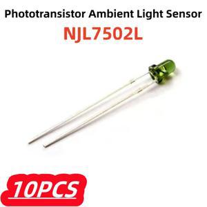 10개/몫 100% 새 제품 NJL7502 3MM 포토트랜지스터 주변광 센서 ±20 ° 560nm