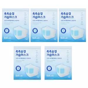 촉촉 숨결 가습마스크 성인용 귀편한 마스크 5팩 (10매입)