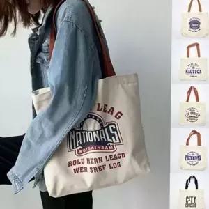 캐주얼 캔버스 숄더백 가벼운 여성 숄더백 넉넉한 수납력 학생