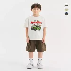 [아웃도어프로덕츠키즈] [세트상품] 어드벤처 그래픽 반팔티+ 린넨 5부 쇼츠 (3color) OD262IST17_MIX