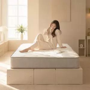 보루네오 엘리브 제로노이즈 포켓 스프링 매트리스 22cm 슈퍼싱글 dm004