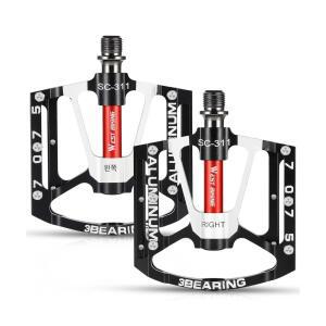 서쪽 자전거 페달 초경량 미끄럼 방지 CNC BMX MTB 도로 사이클링 밀폐형 베어링