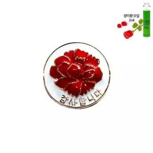 장미향기 카네이션 브로치 감사합니다 (W344298)