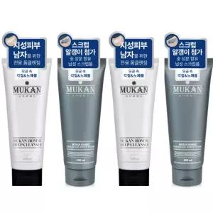 무칸 남성 남자 스크럽폼 딥클렌져 세안제 2종 SET X2 BNS