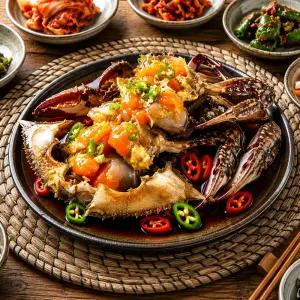 알가득 서해안 암꽃게 간장게장 2.5kg(4미) 알배기 간장 꽃게장