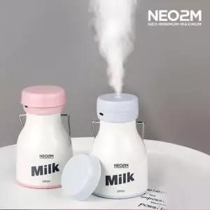 차량용가습기 미니 MILK 가습기 귀여운 우유병 핑크 NEO2M H11