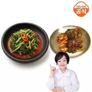 이혜정의 맛있는 보리열무김치 5kg+파김치 3kg (총8kg) 별미김치