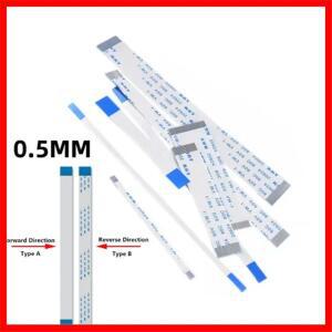 10개 FFC/FPC 플랫 플렉스 케이블 0.5mm 피치 5cm 동일한 측면 4-60핀 AWM 20624/20798 VW-1 80C 60V