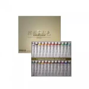[룽스_66]신한 한국화 미술용품 물감세트 A 20ml 24색