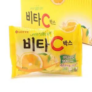 롯데) 비타C박스 17.5g(1타 12개입)/비타민캔디/유아비타민/비타민사탕/비타민간식/건강사탕/캔디/건강캔디
