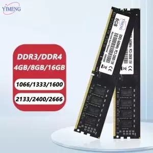 DDR4 4GB 데스크탑 메모리 램 PC3 8500 10600 12800 1.5V 2133 2400 2666 3200Mhz 1.2V NonECC M