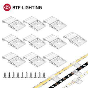 호환상품 10mm PCB WS2812B LED 라이트 스트립 와이어 번들 홀더 마운트 커넥터 나사와 10개 자기 접착 클